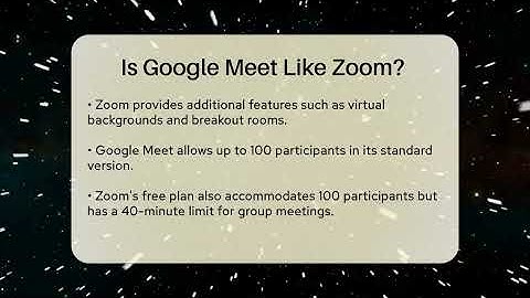 Is Google Meet Like Zoom? - Talking Tech Trends