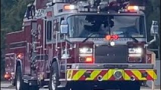 Pasco County Fire Rescue Ladder 19 Responding 
