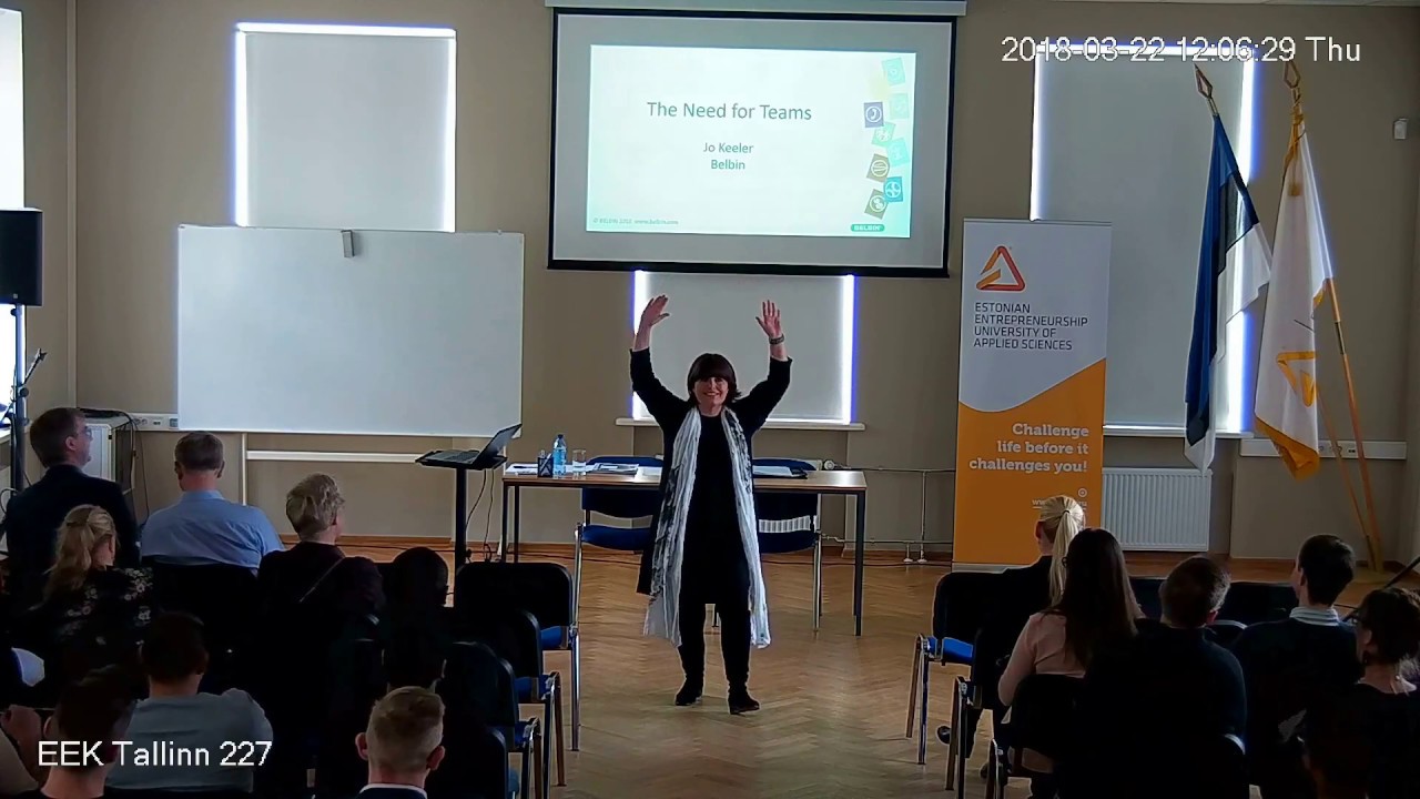 EUAS Public Lecture "Why teamwork and team roles are important?" by