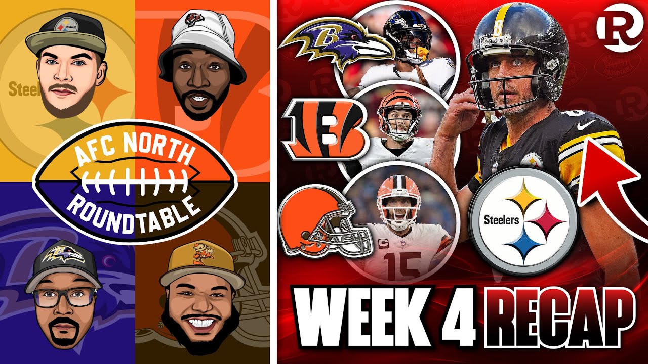 🏈 AFC North Week 4 RECAP | Steelers WIN, Ravens, Browns, Bengals ALL LOSE