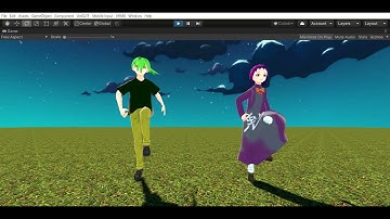 VroidモデルをUnity上でダンスさせたイメージ動画