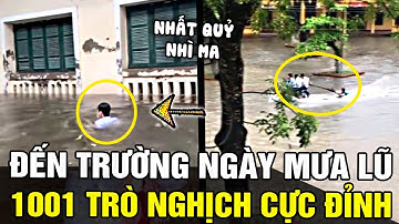 1001 ý tưởng NGHỊCH NGỢM của hội học sinh khi MƯA LŨ tràn về trường khiến thầy cô NGÁN NGẨM | TÁM TV