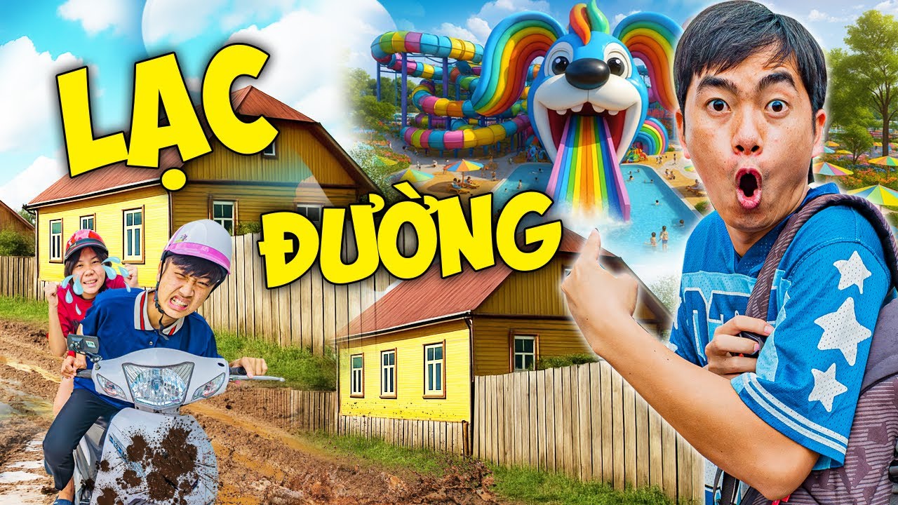 Đi Phượt Bằng Xe Máy Trời Mưa Tìm Công Viên Nước Thương Thẫn Thờ Bị Lạc Mất Tích ! Cả Team Hốt Hoảng