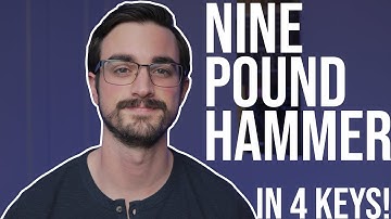 Nine Pound Hammer in G, C, D, and F // Bluegrass Banjo Lesson