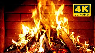  Cozy Fireplace 4K 12 Hours Fireplace With Crackling Fire Sounds Crackling Fireplace 4K