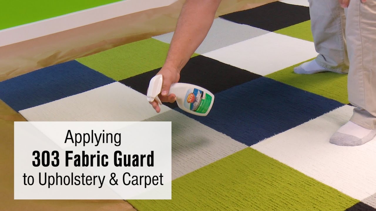 What is the Best Way to Apply 303 Fabric Guard?