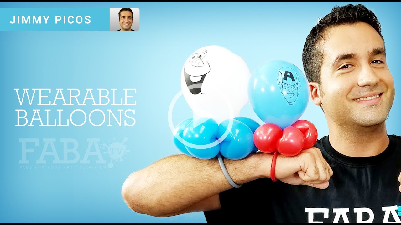How to be a Balloon Artist Wearable Balloons Jimmy Picos YouTube