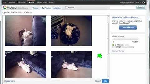 How to upload photos to Picasa Web Album - Video guide