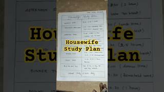 Housewife studyplan Details #studyplan #motivation #successmotivation #tnpscexam #trendingshorts