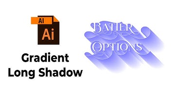 Gradient Long Shadow Text effects | Gradient Long Shadow Tutorial | Advanced Illustrator Tutorial