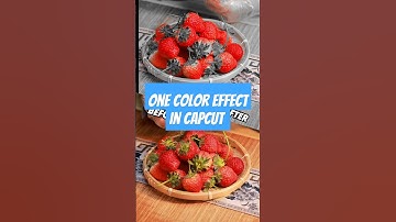 How to Do One-Color Isolation in CapCut – Easy Tutorial! #edit #editortools #editingchallenge #clip