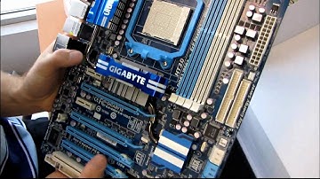 Gigabyte 890FXA-UD5 Phenom II X6 Crossfire Motherboard Unboxing & First Look Linus Tech Tips