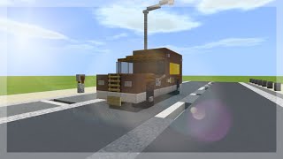 Minecraft: How to Build a UPS Truck Tutorial (Easy)
