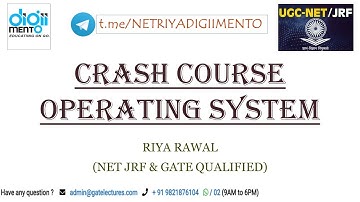 NTA NET Preparation for 2022 | Crash Course On Operating Systems | Paging