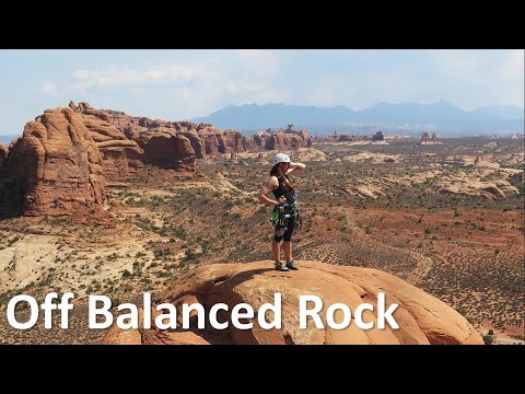 Off Balanced Rock (5.6), Arches National Park, Utah