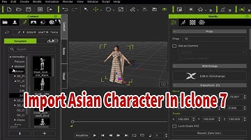 how to import Asian character in i clone 7 tutorial for Beginners in Urdu