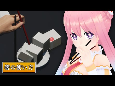 #1「箸の使い方」華麗な箸捌き　お見せしましょう！