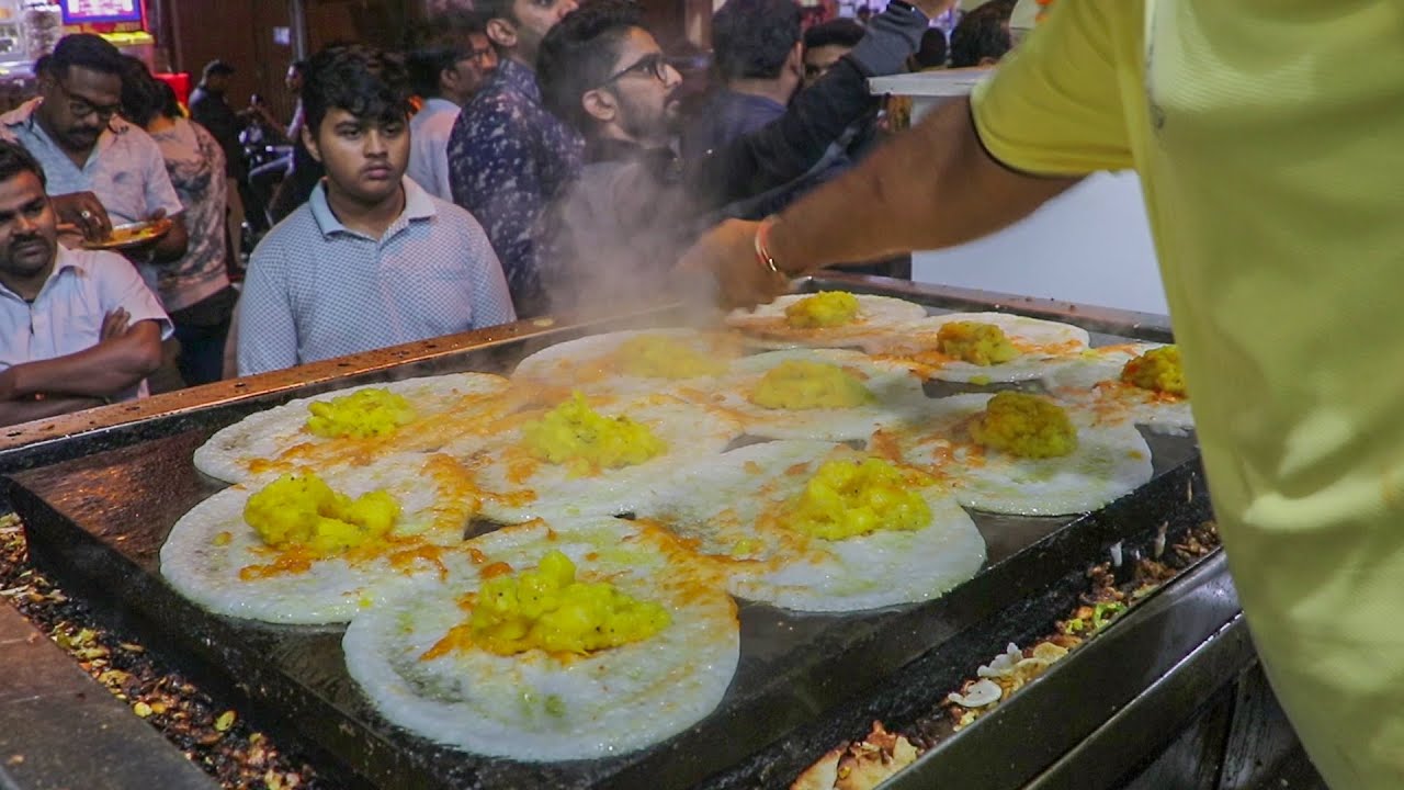 Best Night Street Foods in Bangalore, India -  South Indian Food