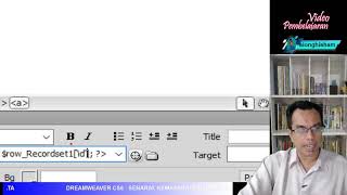 DREAMWEAVER CS6: SENARAI, KEMASKINI DAN PADAM DATA