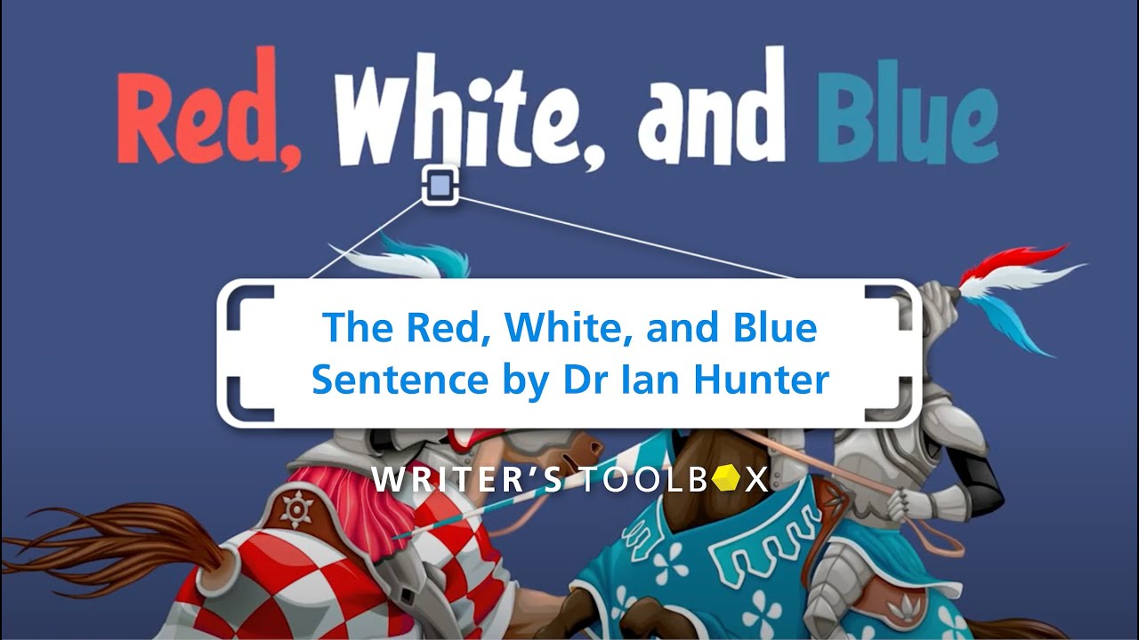 write that essay red white and blue sentence