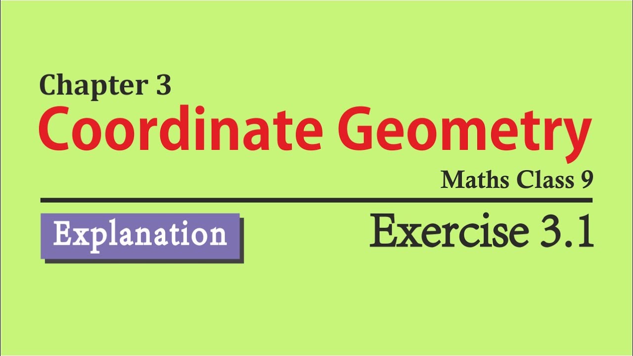 NCERT Solutions for Class 9 Maths Chapter 3 Exercise 3.1 - YouTube