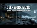 Deep Work Music | Moonlight Beach Ambience for Focus and Coding - Relaxing Work Music Mix