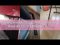 Recensione del COLOMBO Atlantic | Asse da Stiro 130x44 cm con Porta Caldaia Rinforzato | Pieghevole