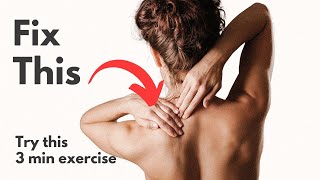 Fix Neck Shoulder Tension With 3 Min Drill