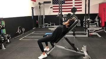 Eccentric Incline DB Bench Press