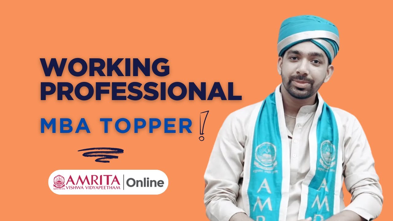 Working Professional to MBA Topper | Alwin Johnson’s Online MBA Journey
