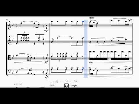 愛の花（弦楽四重奏）🎼楽譜🎼