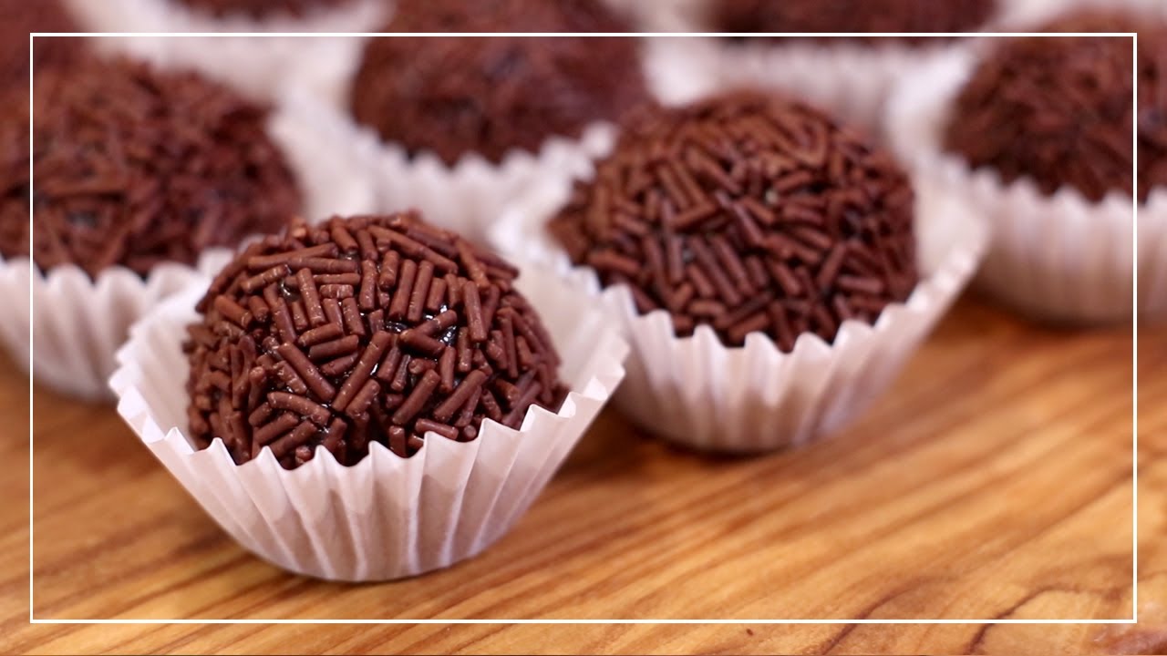 BRIGADEIROS de Chocolate FACILÍSIMOS SOLO 3 Ingredientes | TRUFAS de CHOCOLATE BRASILEÑAS
