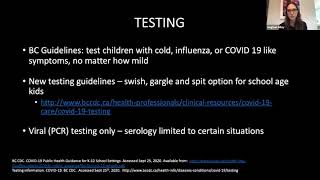 COVID in Kids: A 15 Minute Update | SPH EM Update 2020