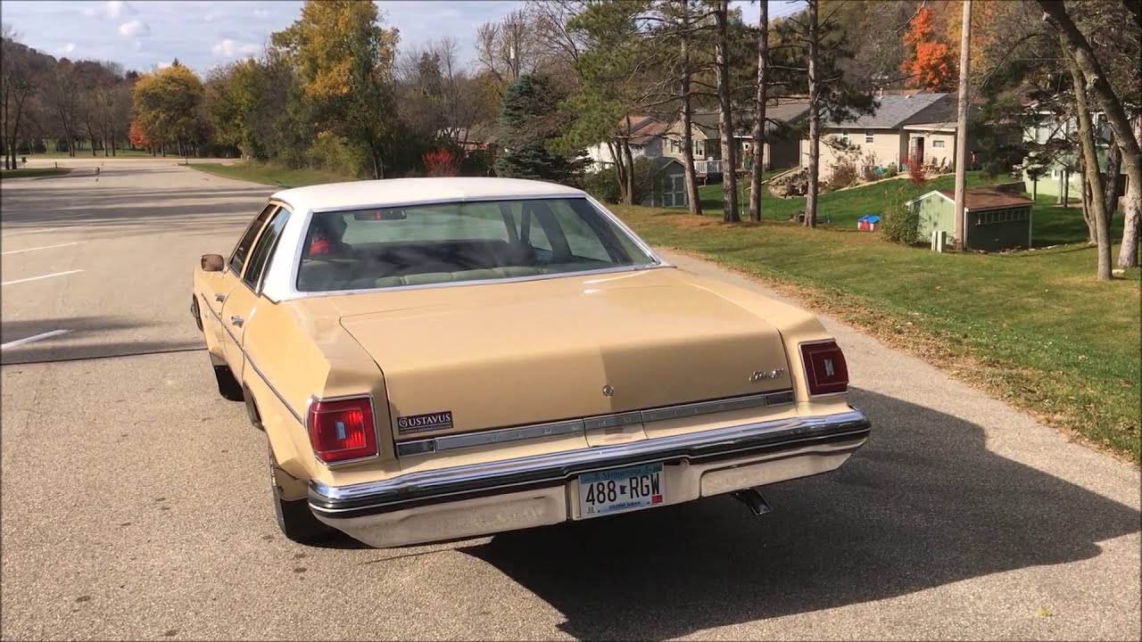 1976 Oldsmobile Delta 88 Exhaust - YouTube.