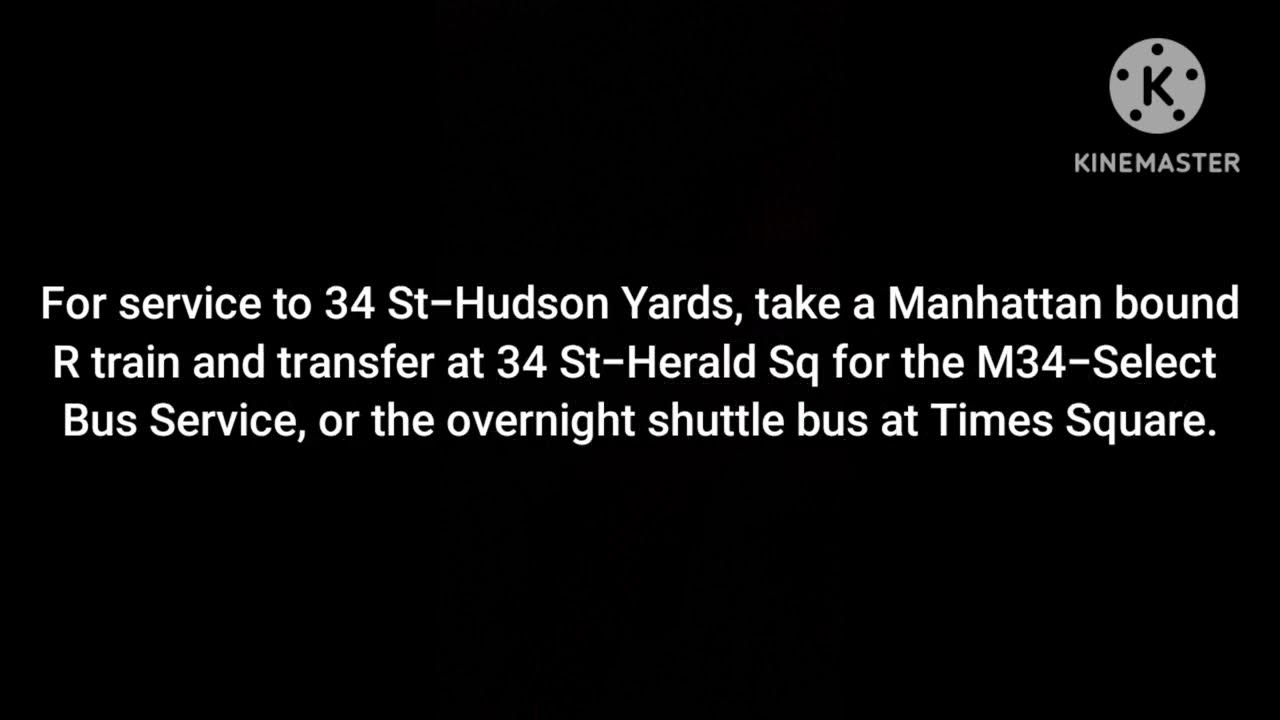 MTA 7 trains not running between 74 St and Hudson Yards (English 2