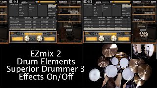 EZmix 2 - Drum Elements Expansion by Luke Oswald | Superior Drummer 3 Darkness | Effects Comparison