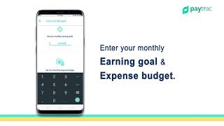 How to use Budget in paytrac app | Personal Expense Tracker & Money Management App screenshot 3