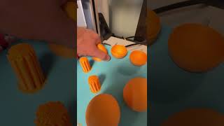 3D Printed Orange Easter Eggs #3dprinting #3dprinted #3dprint #3dprinter #easter #easteregg