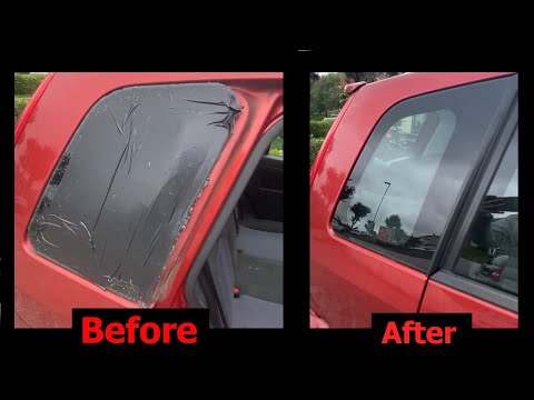 How To Replace Broken Rear Quarter Window! | Ford Fusion 2007!