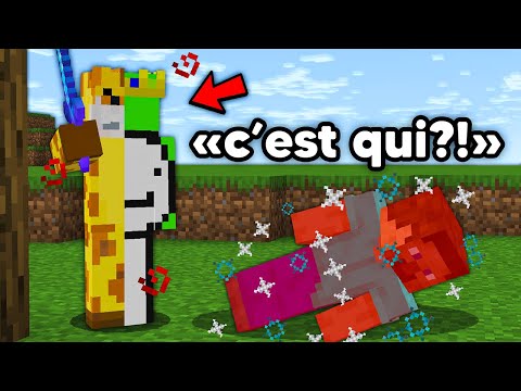 J’ai Prétendu être des YouTubers Célèbres pour les Battre sur Minecraft..