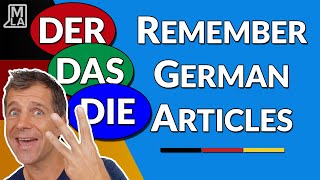 How To Remember German Articles | Learn German Blog | Marcus' Language Academy