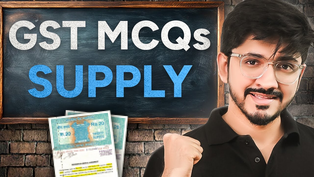 Supply | Important MCQs for INTER CA SEP 2024 by CA Karan Sheth - YouTube