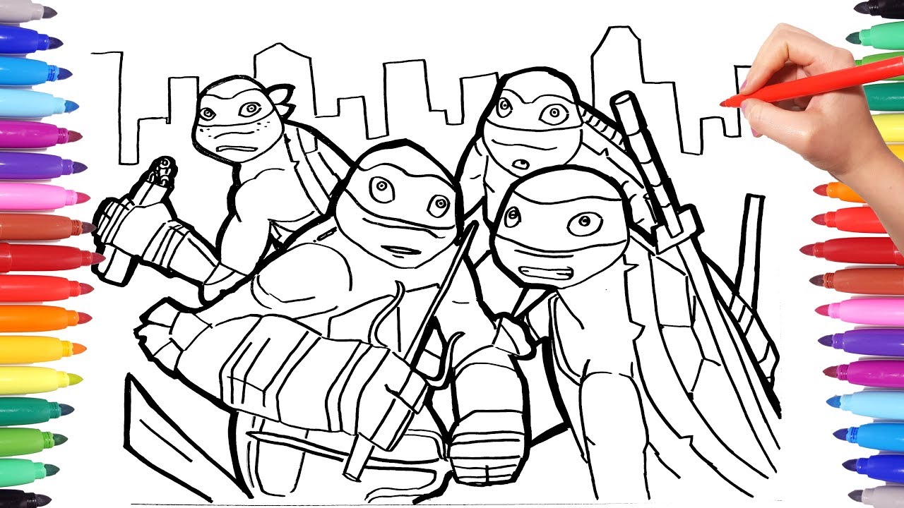 Teenage Mutant Ninja Turtles Nickelodeon Michelangelo Coloring Pages Teenage Mutant Ninja Turtles Nickelodeon Michelangelo Coloring Pages