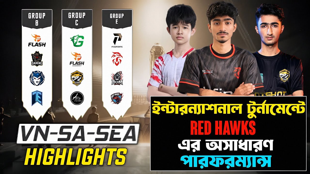 ইন্টারন্যাশনাল টুর্নামেন্টে RHK এর অসাধারণ পারফরম্যান্স || VN-SA-SEA BATTLEFIELD DAY 4 HIGHLIGHTS 
