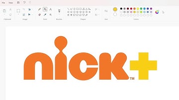 How to draw the Nick+ logo using MS Paint | How to draw on your computer