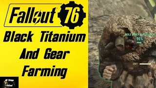 Fallout 76 Black Titanium & Gears Farming - 160 Black Titanium Per Hour