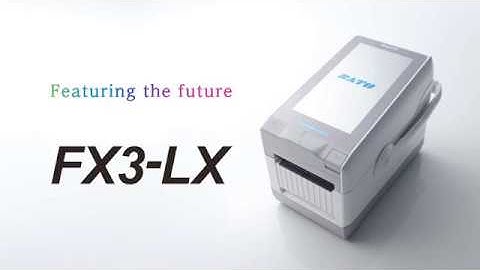 Sato FX3 LX touchscreen printer