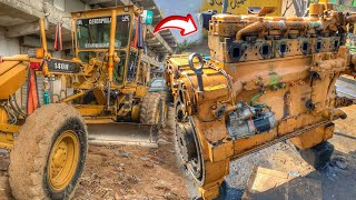 How Mechanic Rebuild KOMATSU 6D 605 Grader Engine || How to Rebuild Engine by Master Mechanics 1,647 views 5 months ago 45 minutes