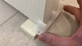How To Install Floor Glides For Sliding Closet Doors