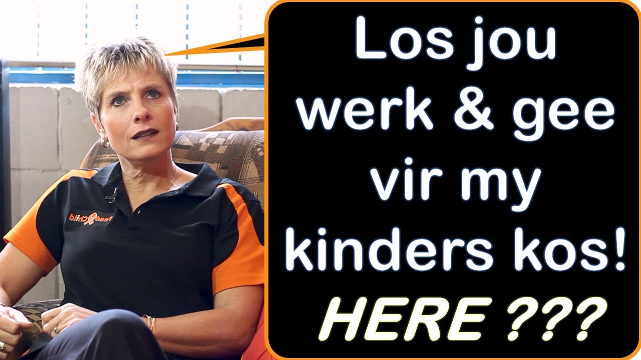 Los jou werk en gee vir my kinders kos!